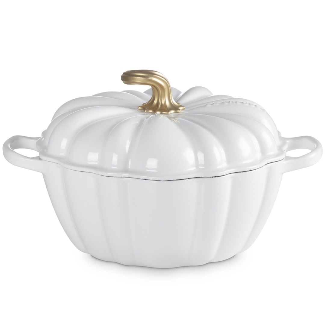 Kookpunt Le Creuset Signature Braadpan Pompoen 24cm wit 1